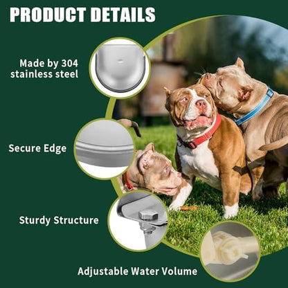 Automatic Water Dispenser for Dogs & Livestock Without Drainage Hole