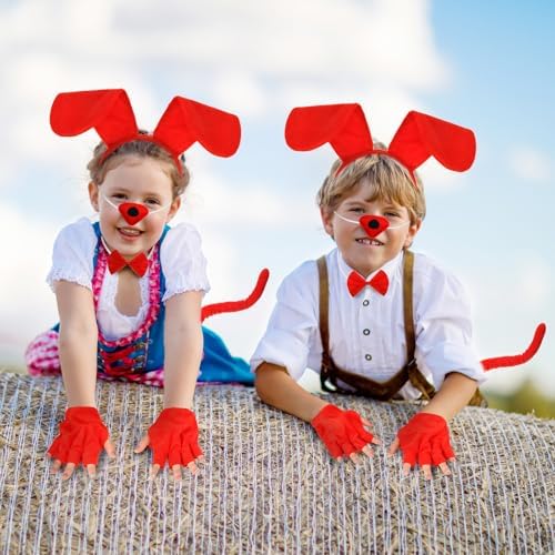 Syhood Puppy Dog Costume Set for Halloween Carnival - Image 5