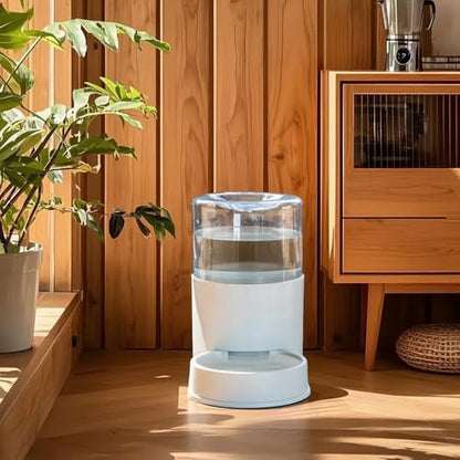 Automatic Pet Water Dispenser with 3.8 Liter Capacity, Gray