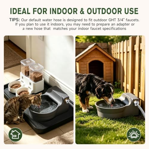 Automatic Dog Water Dispenser, Auto Fill Dog Water Bowl Dispenser