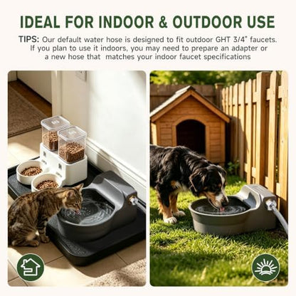 Automatic Dog Water Dispenser, Auto Fill Dog Water Bowl Dispenser