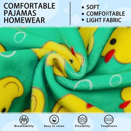 Paiaite Dog Pajamas Onesie: Comfortable Four-Legged Apparel for Small, Medium, & Large Dogs, Polyester Material for Comfort, Wrinkle Resistance, Moisture Wicking, and Stretchiness Yellow Duck 3XL - Image 3