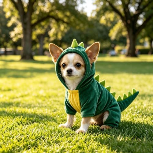 Dog Cat Halloween Costumes Dog Dinosaur Costume Hoodie Pajamas for Cats Dogs - Image 5
