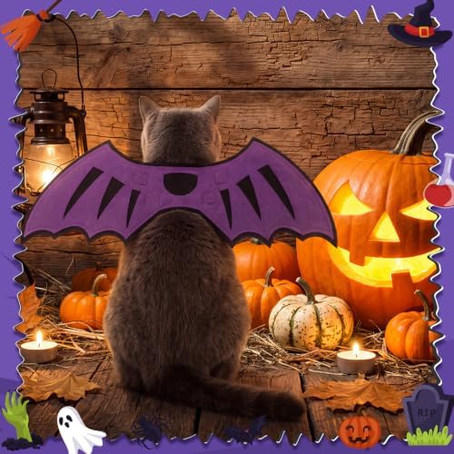 Dog Dragon Wings, Halloween Dragon Costume for Dog Cat, Purple, Xs - Image 4
