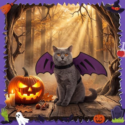 Dog Dragon Wings, Halloween Dragon Costume for Dog Cat, Purple, Xs - Image 6