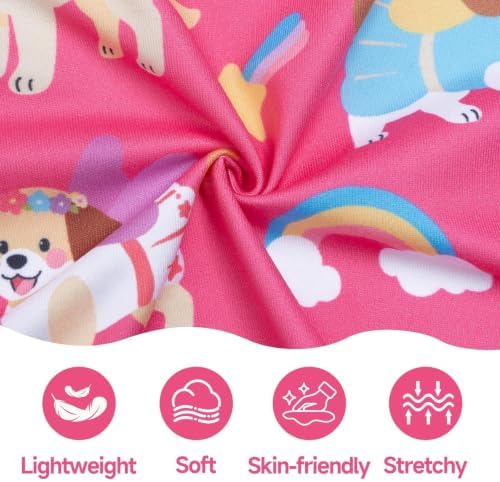 XPUDAC 4 Pack Dog Pajamas for Small Dogs, Cute Puppy Clothes with Drawstring Adjustable, Stretchy Soft Dogs Pjs Onesie Shed Defender Doggie Suit Pet Clothes Girl Outfit, XXS - Image 7