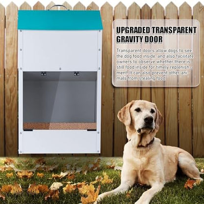 50 Lbs Automatic Dog Feeder for Large Dogs, Dog Food Dispenser