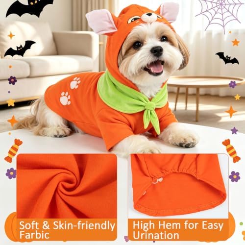 Hotumn Orange Fox Dog Halloween Costume for Small Pets (Medium) - Image 4