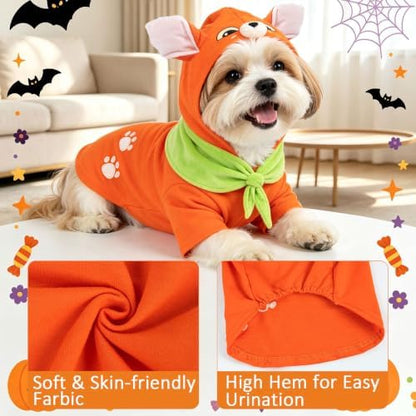 Hotumn Orange Fox Dog Halloween Costume for Small Pets (Medium) - Image 4