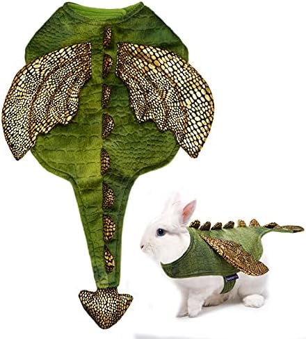 cyeollo Dinosaur Halloween Costume for Rabbit Bunny Puppy Kitten 2lb to 4lb by CYEOLLO