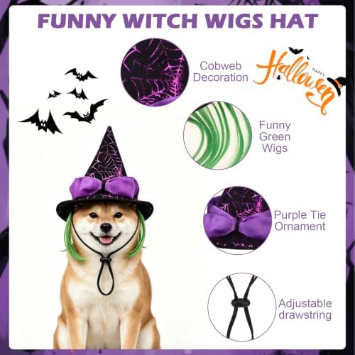 EXPAWLORER Halloween Witch Costume for Cat & Small Medium Dog - Image 4