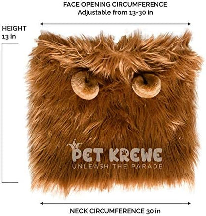 Lion Mane Costume and Big Dog Lion Mane Wig - Large Dog Costumes by Pet Krewe - Image 2