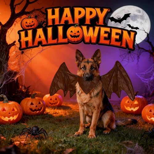 Onmygogo Funny Pet Reindeer Moose Costumes for Dog, Cute Furry Pet Wig for Halloween Christmas, Pet Clothing Accessories - Image 7
