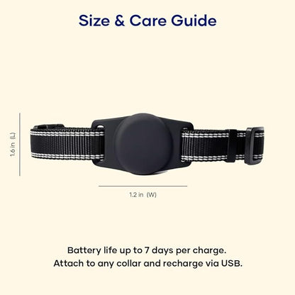 Smart Pet Locator – GPS Tracker for Dogs & Cats | Real-Time Tracking, Waterproof & Lightweight | Long Battery Life & App Control