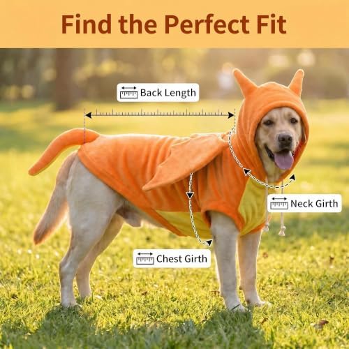 Halloween Large Dog Wing of Fire Dragon Costume Outfits,5XL - Image 5