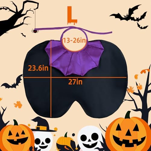 Vampire Cloak Dog Costumes for Large Dogs, Large Dog Halloween Costume, Devil Cape Dogs Halloween Costumes Large Breed - Image 3