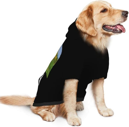 Custom Dog Clothes with Photo Name Logo Personalized Dog Sweaters for Small Medium Large Dogs Breathable Warm, Navy, XL