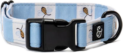 Lucy & Co. Bumbling Around Dog Collar, Adjustable Durable Dog Collar with Cute Print, Small