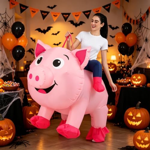 Inflatable Costume for Adult Ride on Animal Blow up Costumes Inflatable Halloween Costumes Fancy Dress Adults - Image 6