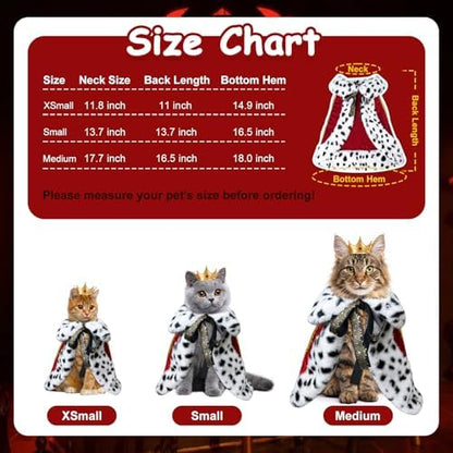 Dog King Costume, Faux Fur Dog Halloween Costume - Image 6