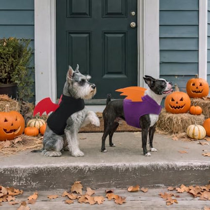 PUMYPOREITY Halloween Dog Bat Costume, Funny Pet Dress Up for Parties - Image 5