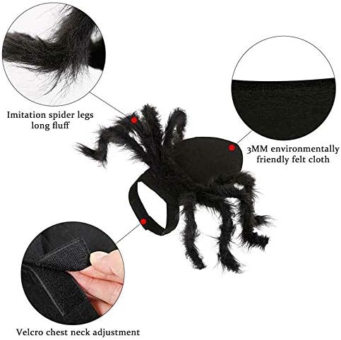 Dog Cat Spider Costume for Halloween Party Decoration, Halloween Cosplay Costumes for Small Dogs and Cat, Puppy Dress Up Accessories - Image 5