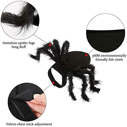 Dog Cat Spider Costume for Halloween Party Decoration, Halloween Cosplay Costumes for Small Dogs and Cat, Puppy Dress Up Accessories - Image 5