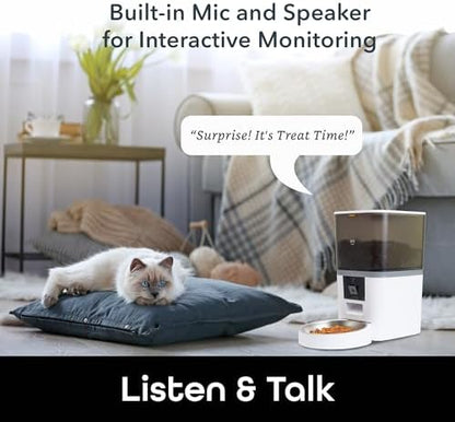 Geeni PetConnect 6L Smart Pet Feeder with Camera