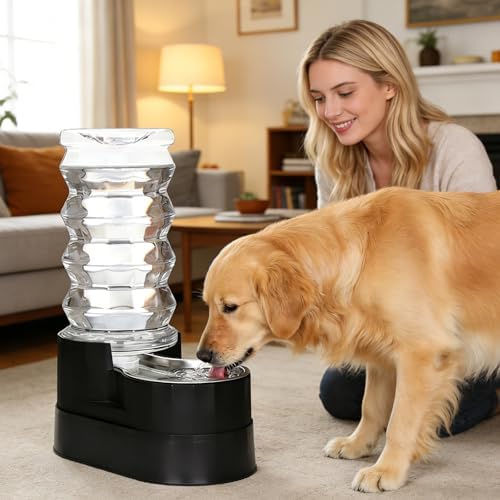 RIZZARI 8L Elevated Dog Waterer: Comfort Height Design