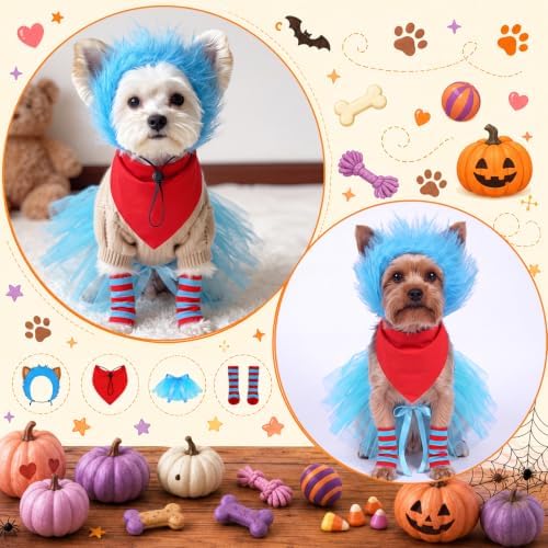 Mepase 5 Pcs Dog Halloween Costumes Puppy - Image 6