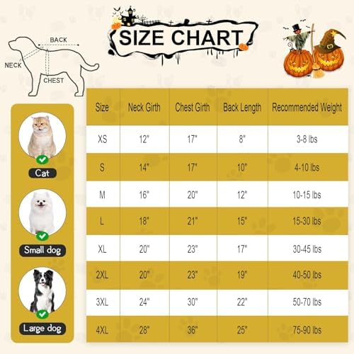 Hotumn Dinosaur Dog Halloween Costume Pet Dino Hoodie for Small Dogs (Medium, Yellow) - Image 4