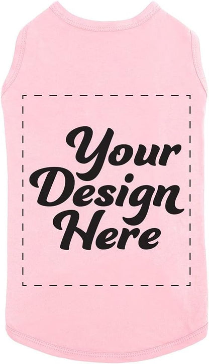 Apparelyn Custom Dog Shirt Design – Dog T-Shirt with Logo, Text or Image Print Custom Clothes for Dogs