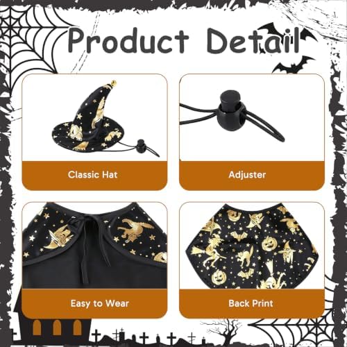 Dog Witch Costume, Large Dog Halloween Costumes - Image 3