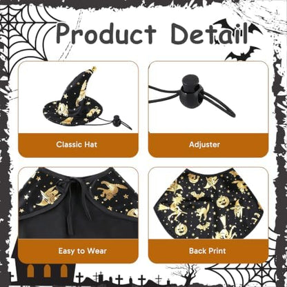 Dog Witch Costume, Large Dog Halloween Costumes - Image 3