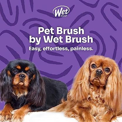Wet Brush Ultimate Dual-Sided Detangling Brush - Ultra Soft IntelliFlex Bristles, Removes Loose Hair & Dirt for Dogs, Cats, Rabbits - Teal - Image 6