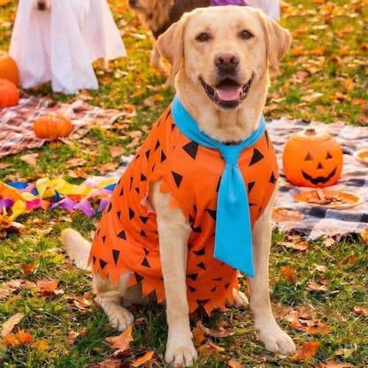 Halloween Small Large Dog Caveman Costume Stone Age Outfit,4XL - Image 2