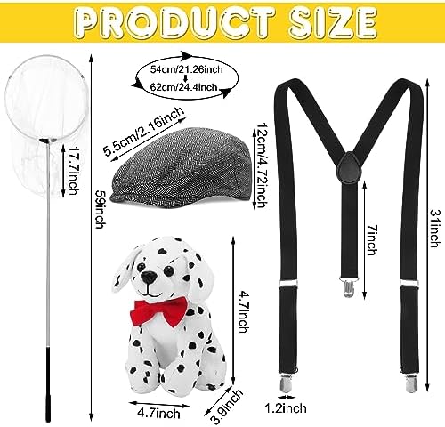 Mepase 5 Pcs Halloween Dog Control Officer Costume Kit - Image 2