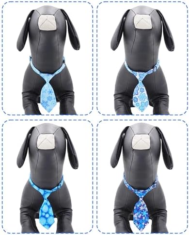 PET SHOW 10 Pack Winter Dog Ties Neckties XS for Small Dogs - Image 3