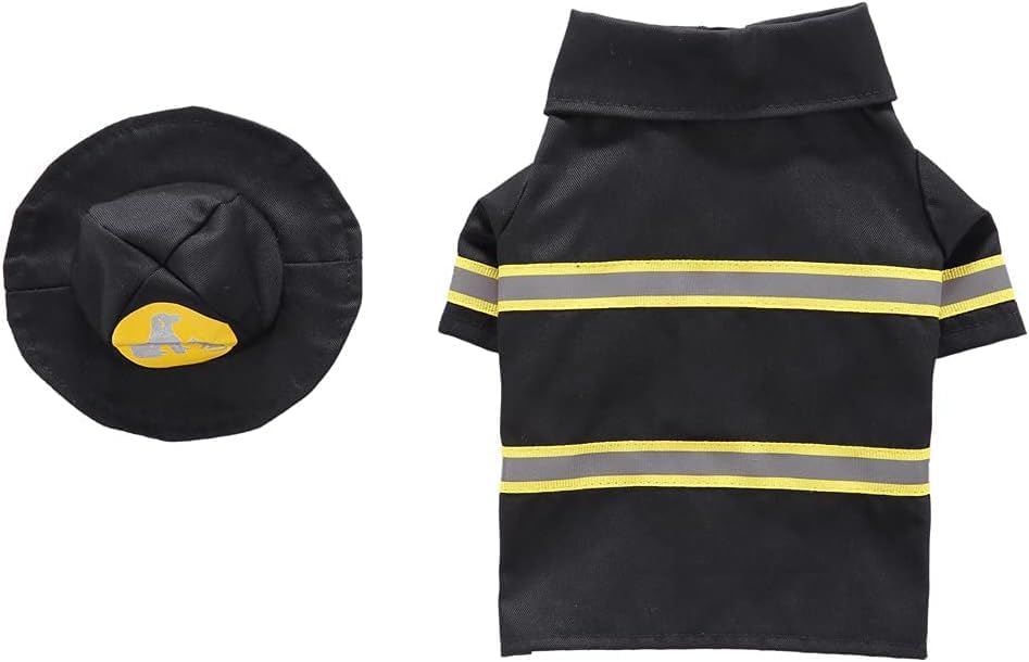 Firefighter Dog Costume Halloween Pet Fireman Halloween Cosplay Costumes - Image 6