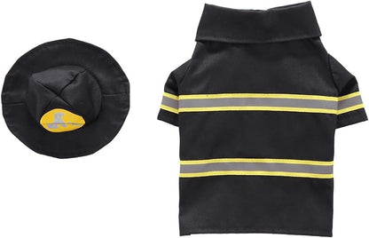 Firefighter Dog Costume Halloween Pet Fireman Halloween Cosplay Costumes - Image 6