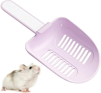 DONGKER Hamster Litter Scoop,Reusable Hanging Hamster Sand Bath Scoop for Guinea Pig Gerbil Rebbits Small Animals Bearded Dragon