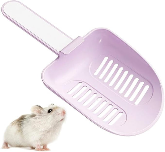 DONGKER Hamster Litter Scoop,Reusable Hanging Hamster Sand Bath Scoop for Guinea Pig Gerbil Rebbits Small Animals Bearded Dragon