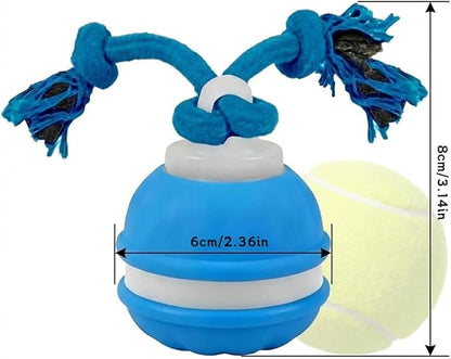 Zealburst Interactive Dog Toy, 360° Smart Automatic Rolling Moving Toy for Bored Dogs & Cats, Self-Moving Pet Toy,Blue