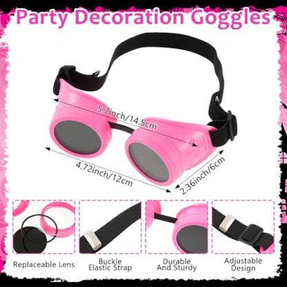Halloween Dog Costume Set 7 Pcs, Pink Puppy Theme Cosplay for Women - Image 4
