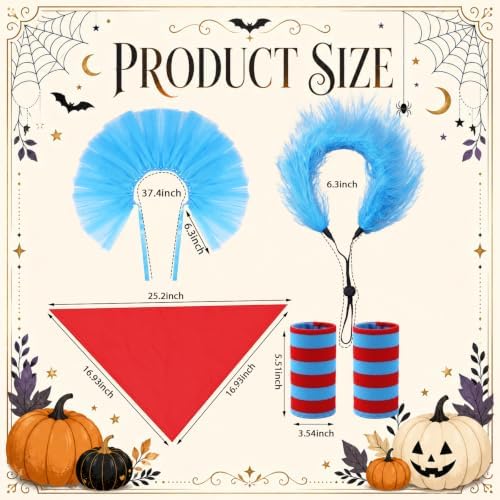 Mepase 5 Pcs Dog Halloween Costumes Puppy - Image 3