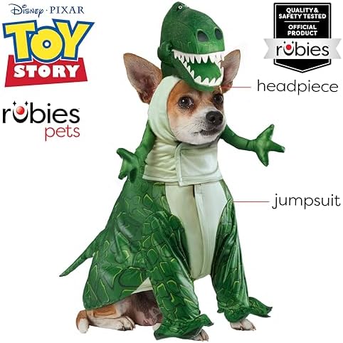 Rubies Toy Story: Rex Pet Costume for for Dogs or Cats, XL - Image 2