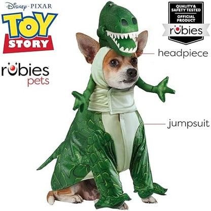 Rubies Toy Story: Rex Pet Costume for for Dogs or Cats, XL - Image 2
