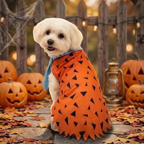 Halloween Small Large Dog Caveman Costume Stone Age Outfit,XL - Image 3