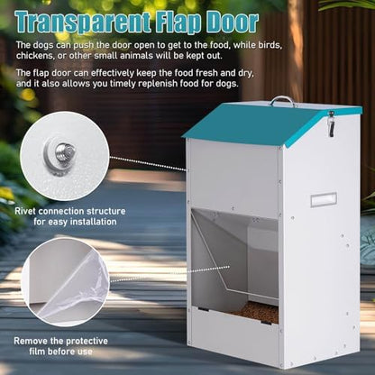 50Lbs Large Capacity Automatic Dog Feeder Large Breed