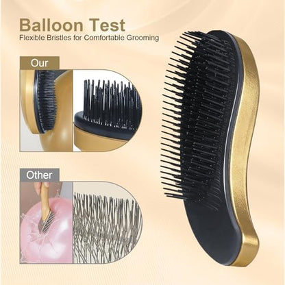 Small Dog Brush, Skin-friendly Soft Bristles (Rose Gold) - Image 3